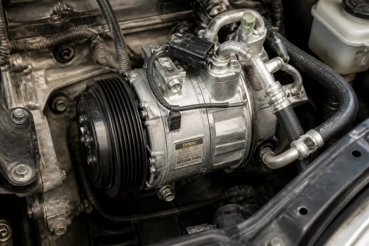 compresor aer conditionat auto uzura vara