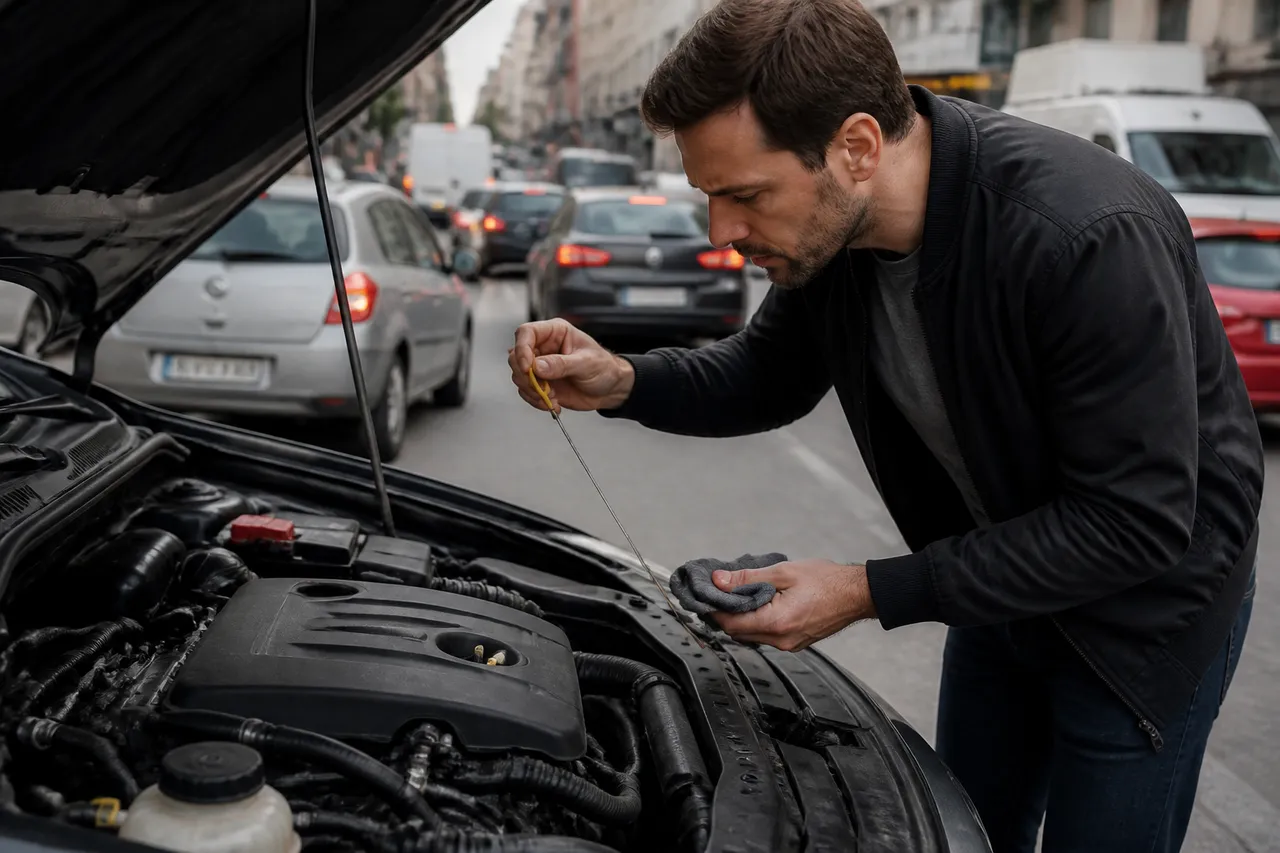întreținere motor mașină trafic urban