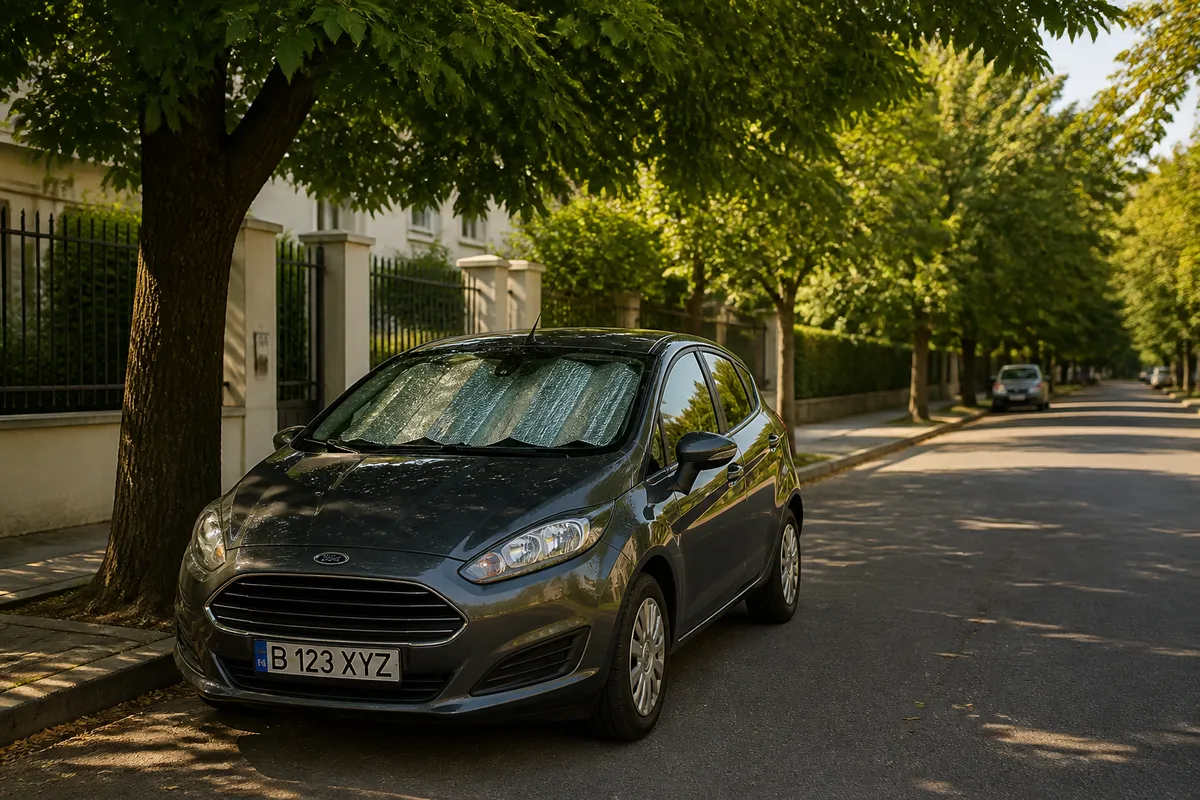 protejare climatizare auto vara parcare umbra