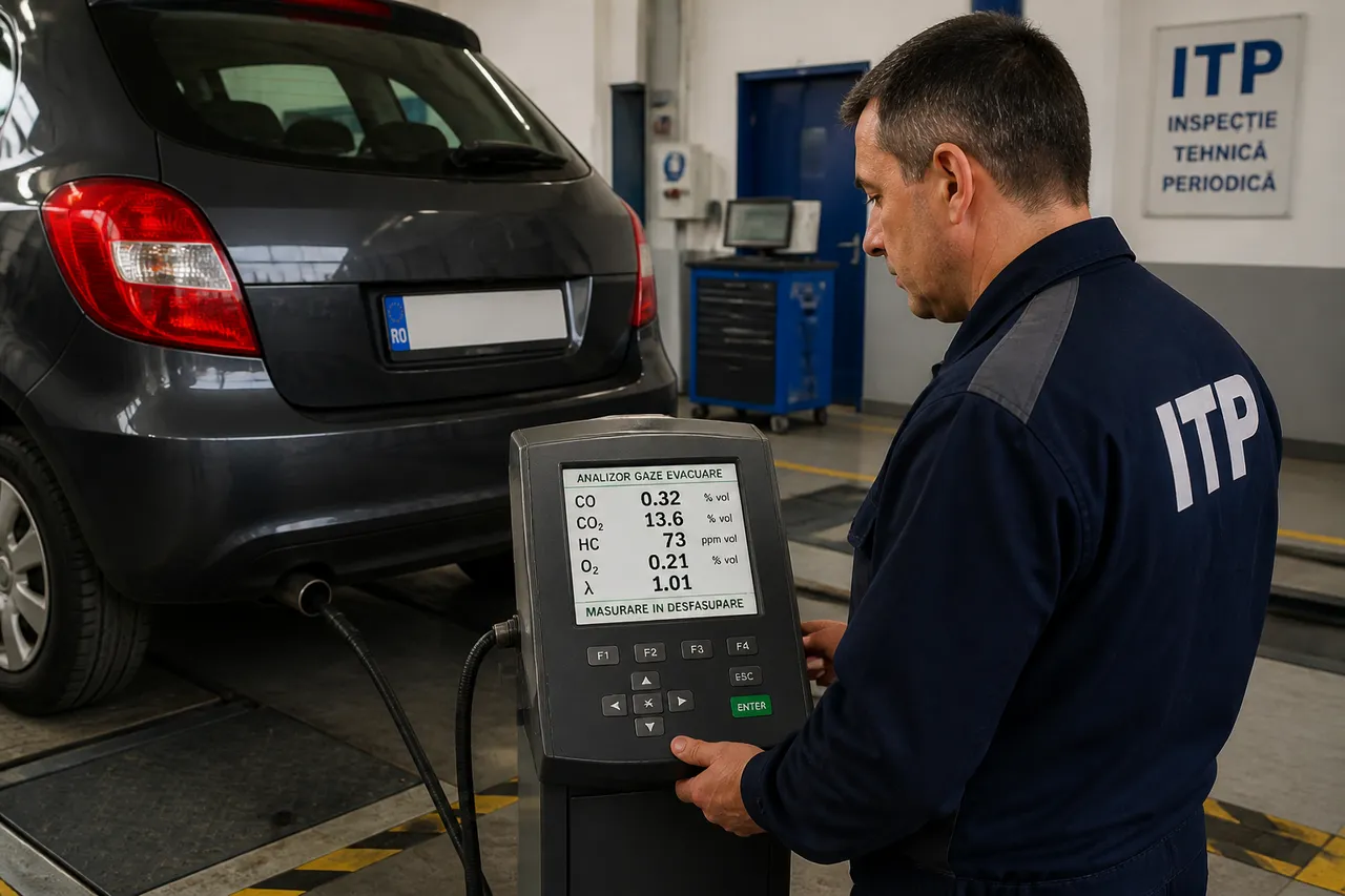 test emisii poluante ITP autoturism