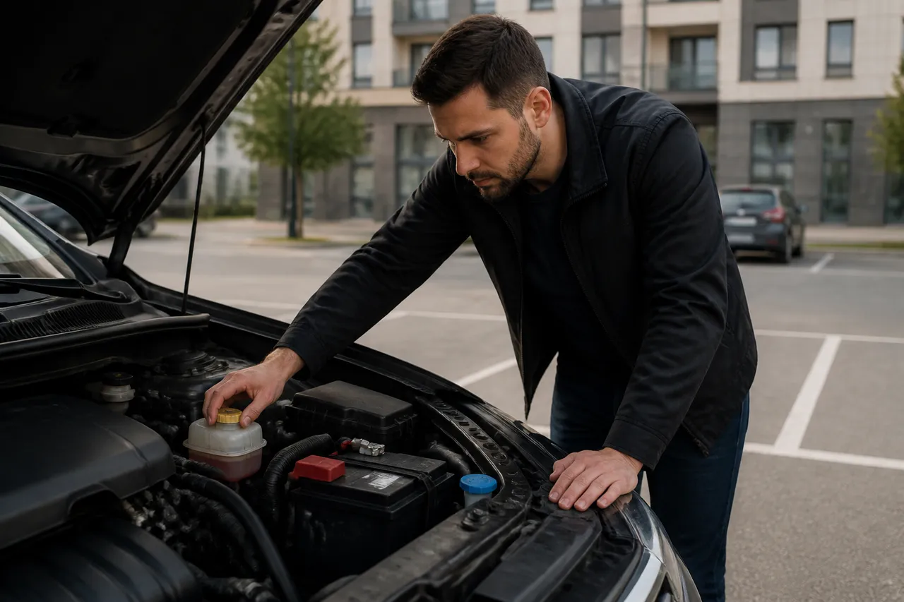 verificare baterie și lichide auto