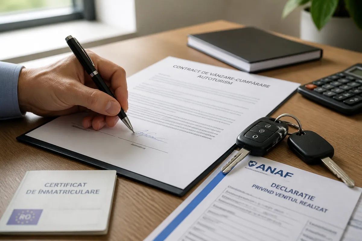verificare contract cumpărare mașină taxe România
