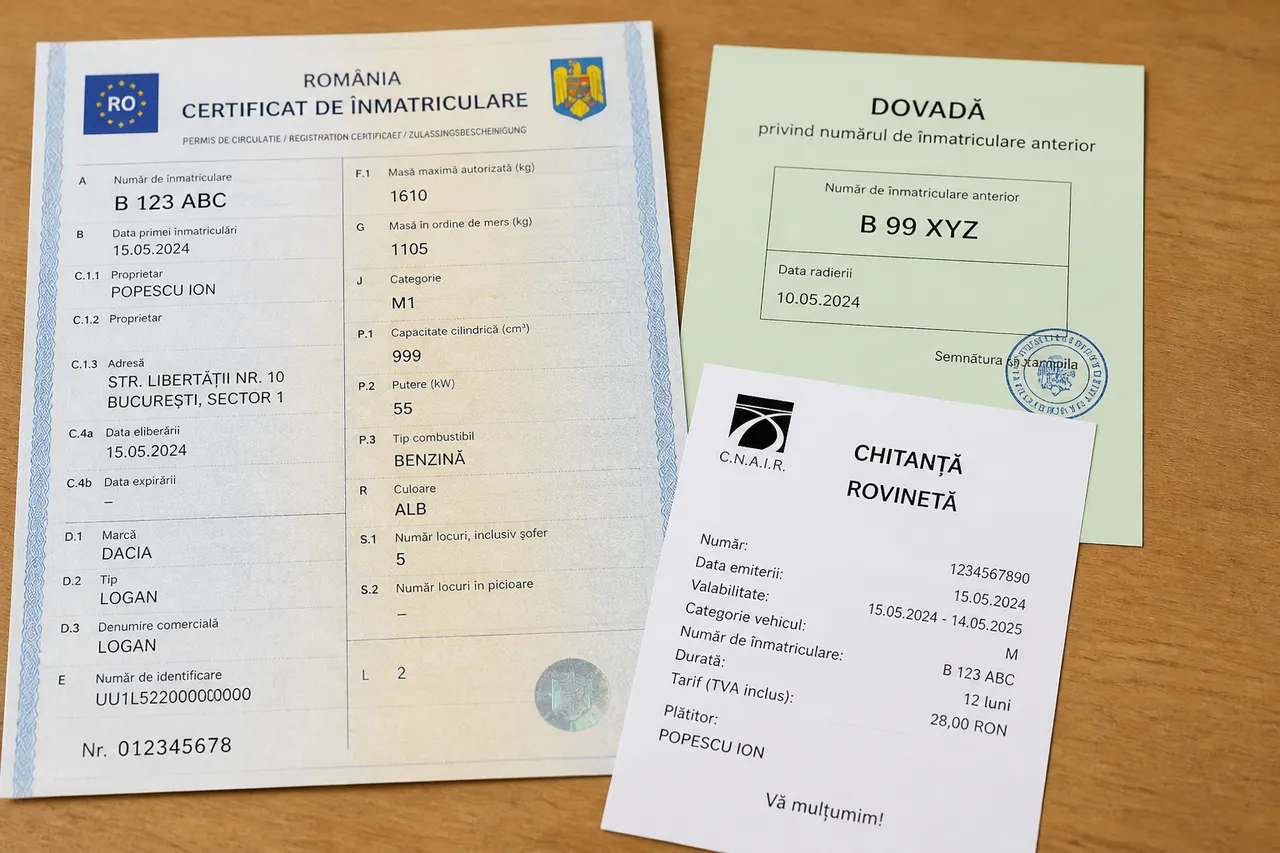 acte necesare pentru actualizarea rovinietei