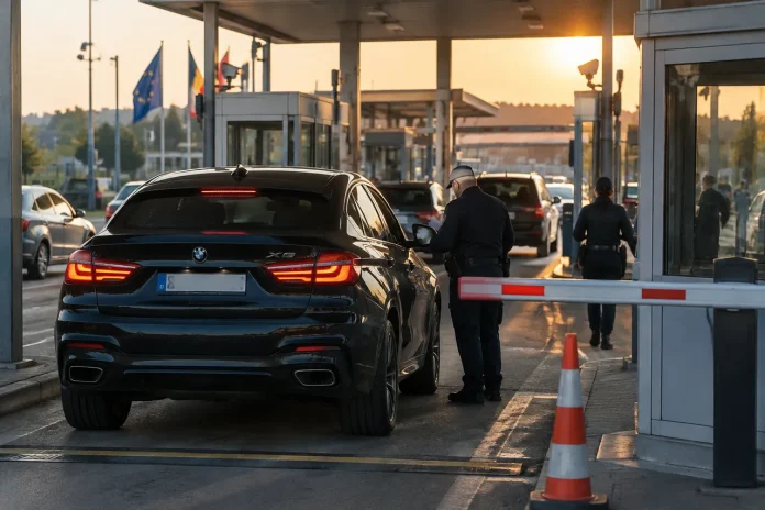 BMW X6 furat din Slovacia, oprit la Vama Albița. Cine era la volan