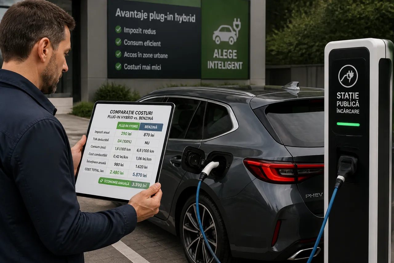 facilități fiscale mașini plug-in hybrid