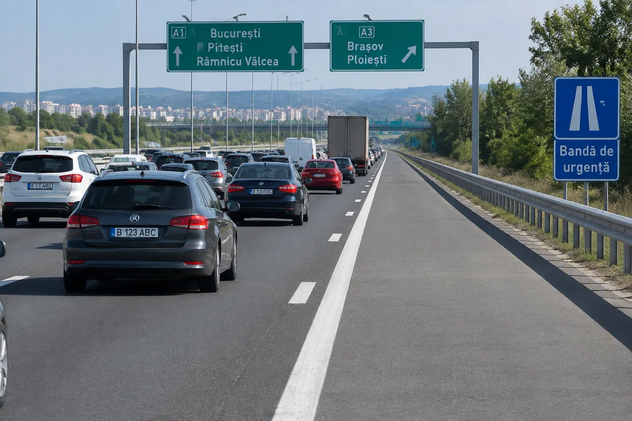 oprirea interzisă pe autostradă și utilizarea corectă a benzii de urgență
