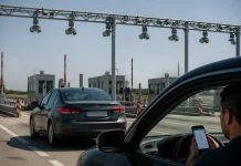 Taxa de pod după trecerea fără barieră se achită electronic și se verifică automat Taxa de pod după trecerea fără barieră se achită electronic și se verifică automat