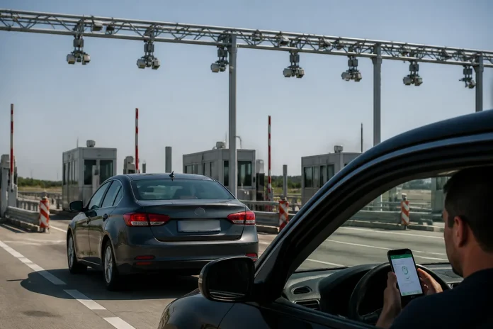 Taxa de pod după trecerea fără barieră se achită electronic și se verifică automat