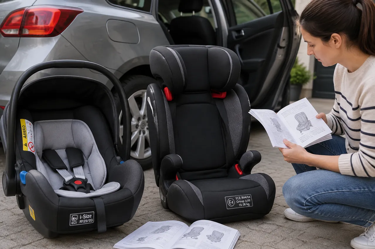 alegerea scaunului auto după vârsta și înălțimea copilului