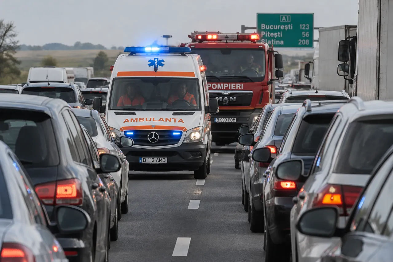 echipaje de salvare blocate în ambuteiaj
