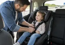 Transportul copiilor pe drumuri rapide cere scaunul potrivit și centura corectă Transportul copiilor pe drumuri rapide cere scaunul potrivit și centura corectă